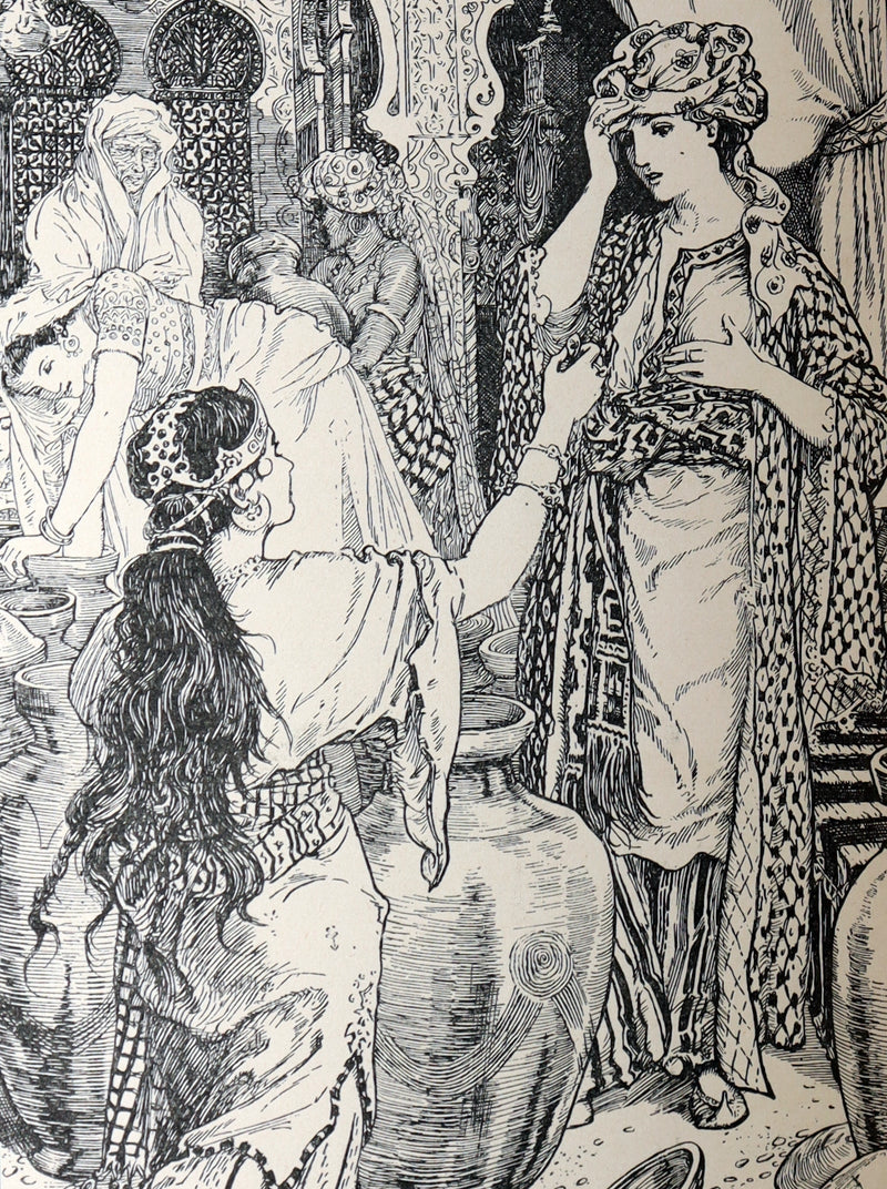 1898 Rare First Edition - The Arabian Nights by Andrew Lang, Illustrated