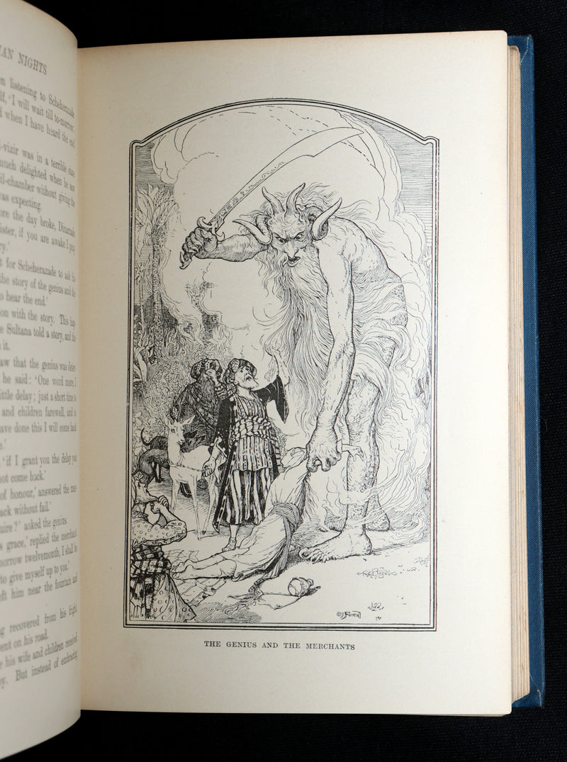 1898 Rare First Edition - The Arabian Nights by Andrew Lang, Illustrated