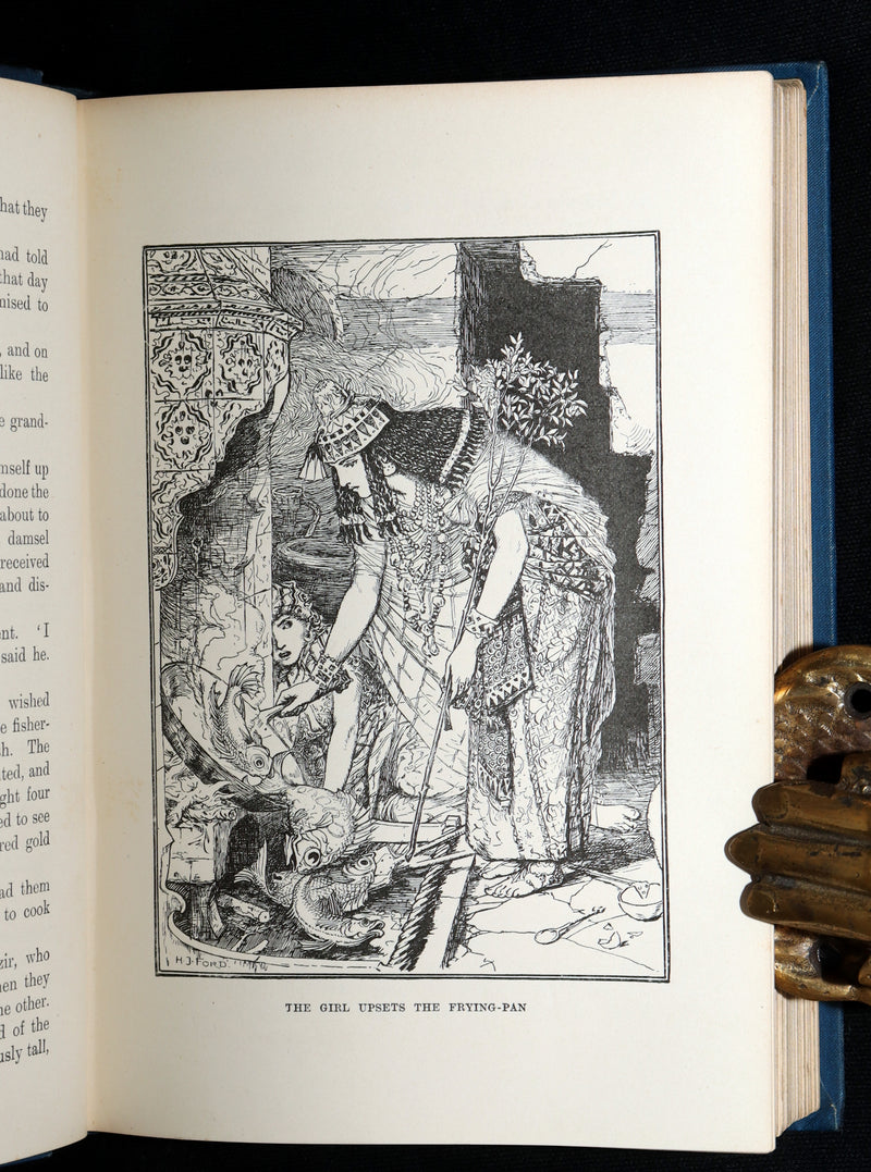 1898 Rare First Edition - The Arabian Nights by Andrew Lang, Illustrated