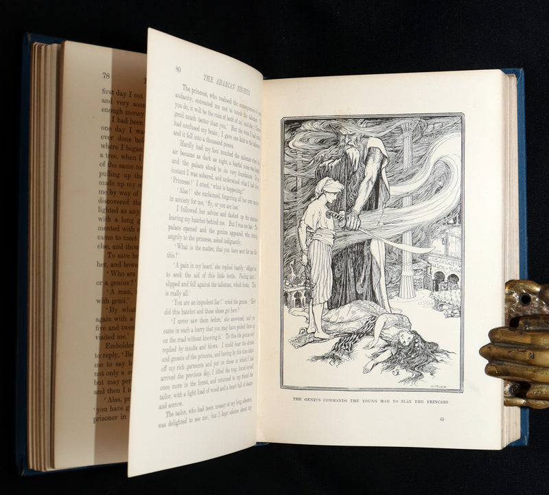 1898 Rare First Edition - The Arabian Nights by Andrew Lang, Illustrated