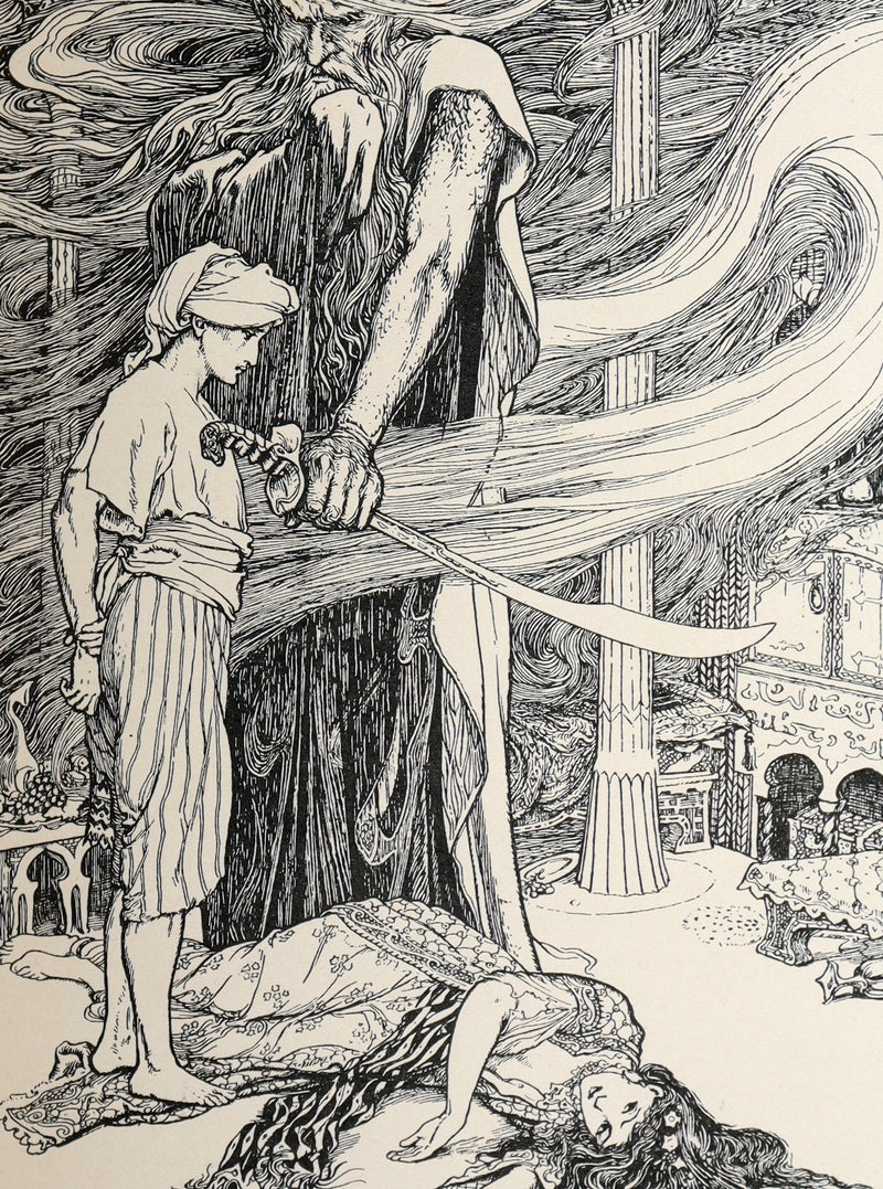 1898 Rare First Edition - The Arabian Nights by Andrew Lang, Illustrated