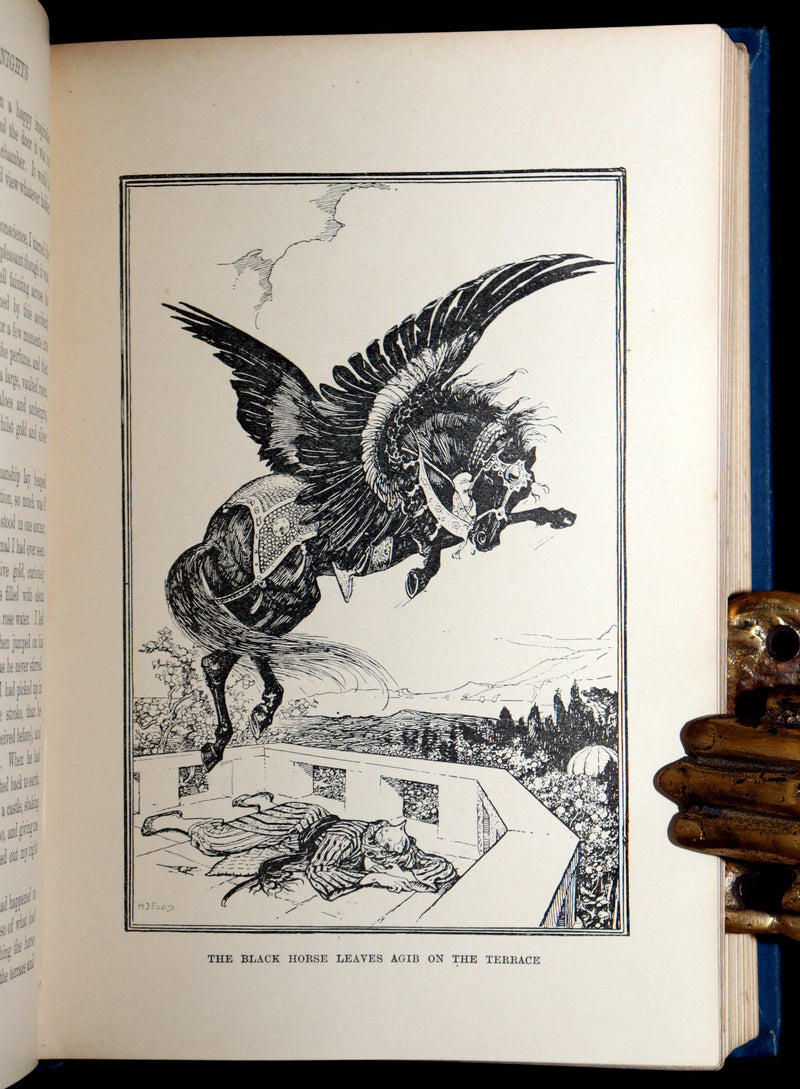1898 Rare First Edition - The Arabian Nights by Andrew Lang, Illustrated