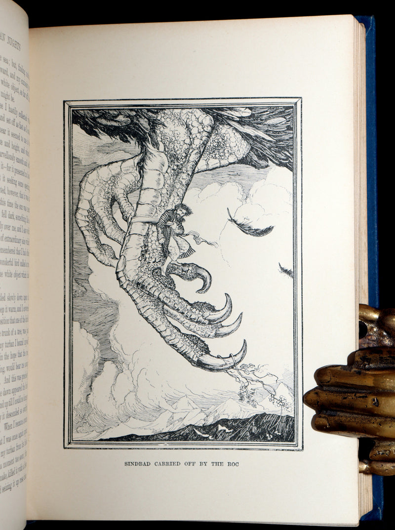 1898 Rare First Edition - The Arabian Nights by Andrew Lang, Illustrated