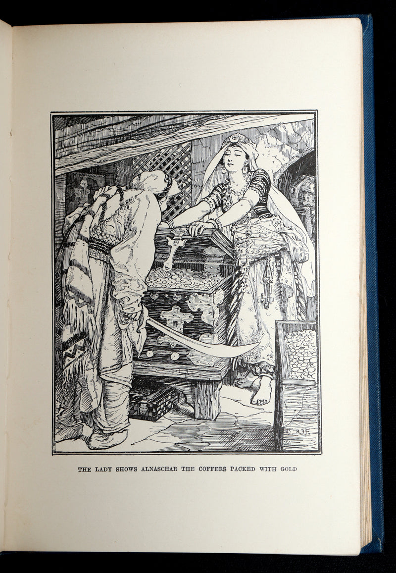 1898 Rare First Edition - The Arabian Nights by Andrew Lang, Illustrated