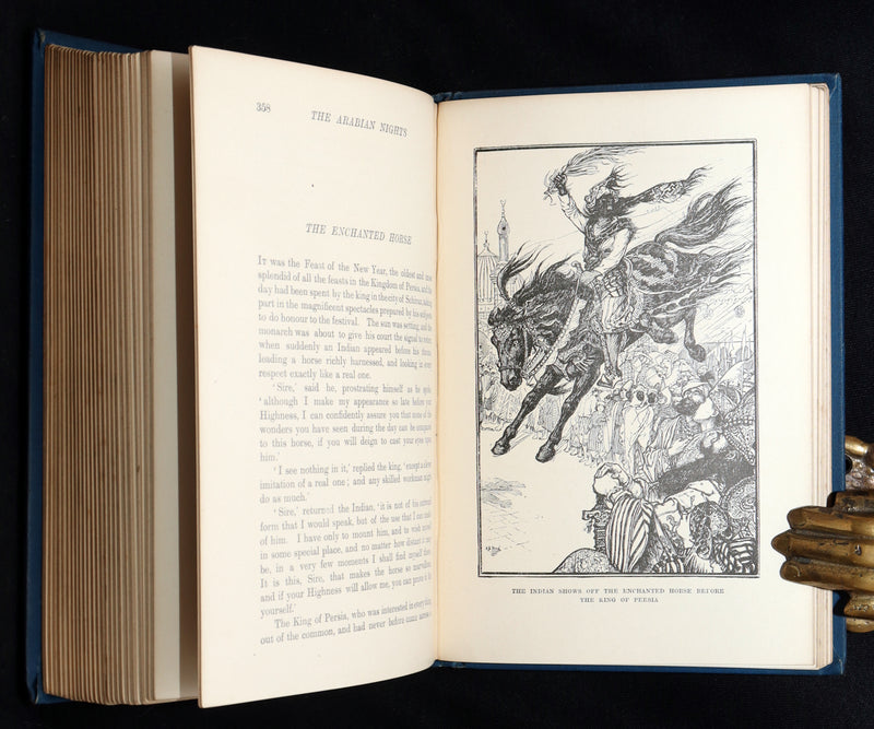 1898 Rare First Edition - The Arabian Nights by Andrew Lang, Illustrated