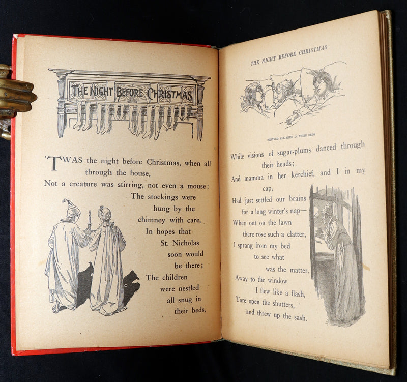 1900 Scarce Mcloughlin Edition - The Night Before Christmas & Other Stories