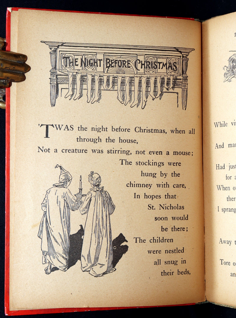 1900 Scarce Mcloughlin Edition - The Night Before Christmas & Other Stories