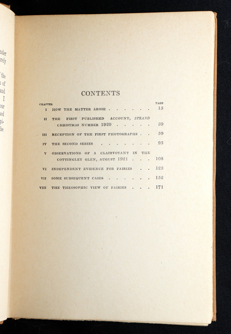 1922 First Edition -The Coming of the (Cottingley) Fairies by Arthur Conan Doyle
