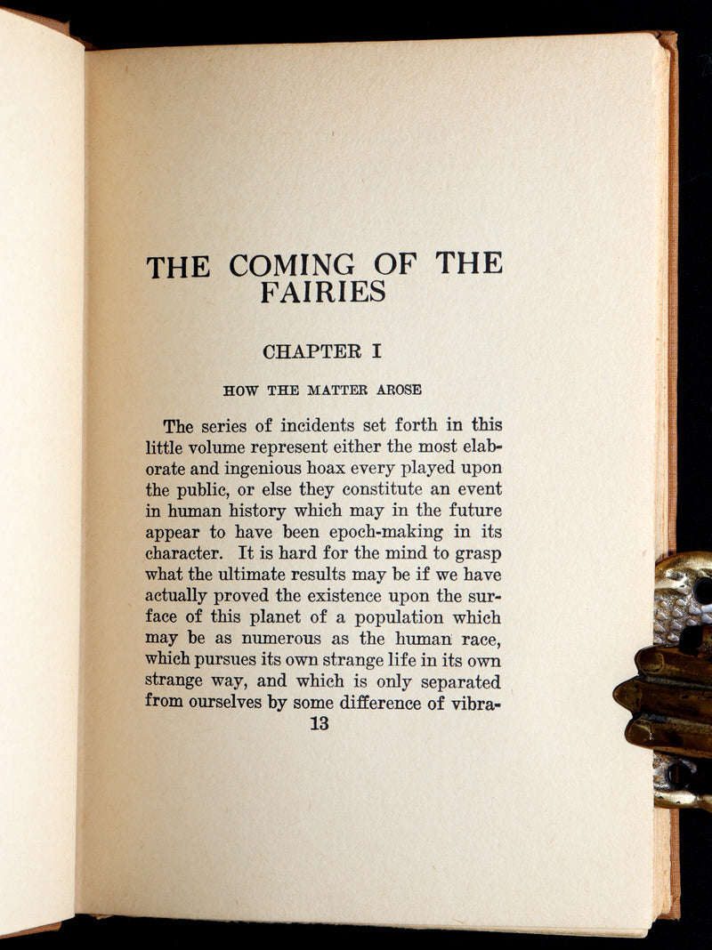 1922 First Edition -The Coming of the (Cottingley) Fairies by Arthur Conan Doyle