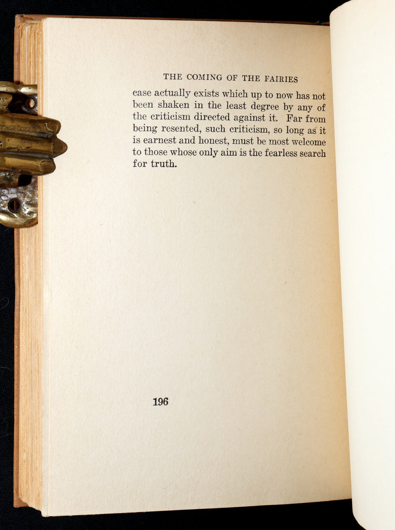 1922 First Edition -The Coming of the (Cottingley) Fairies by Arthur Conan Doyle