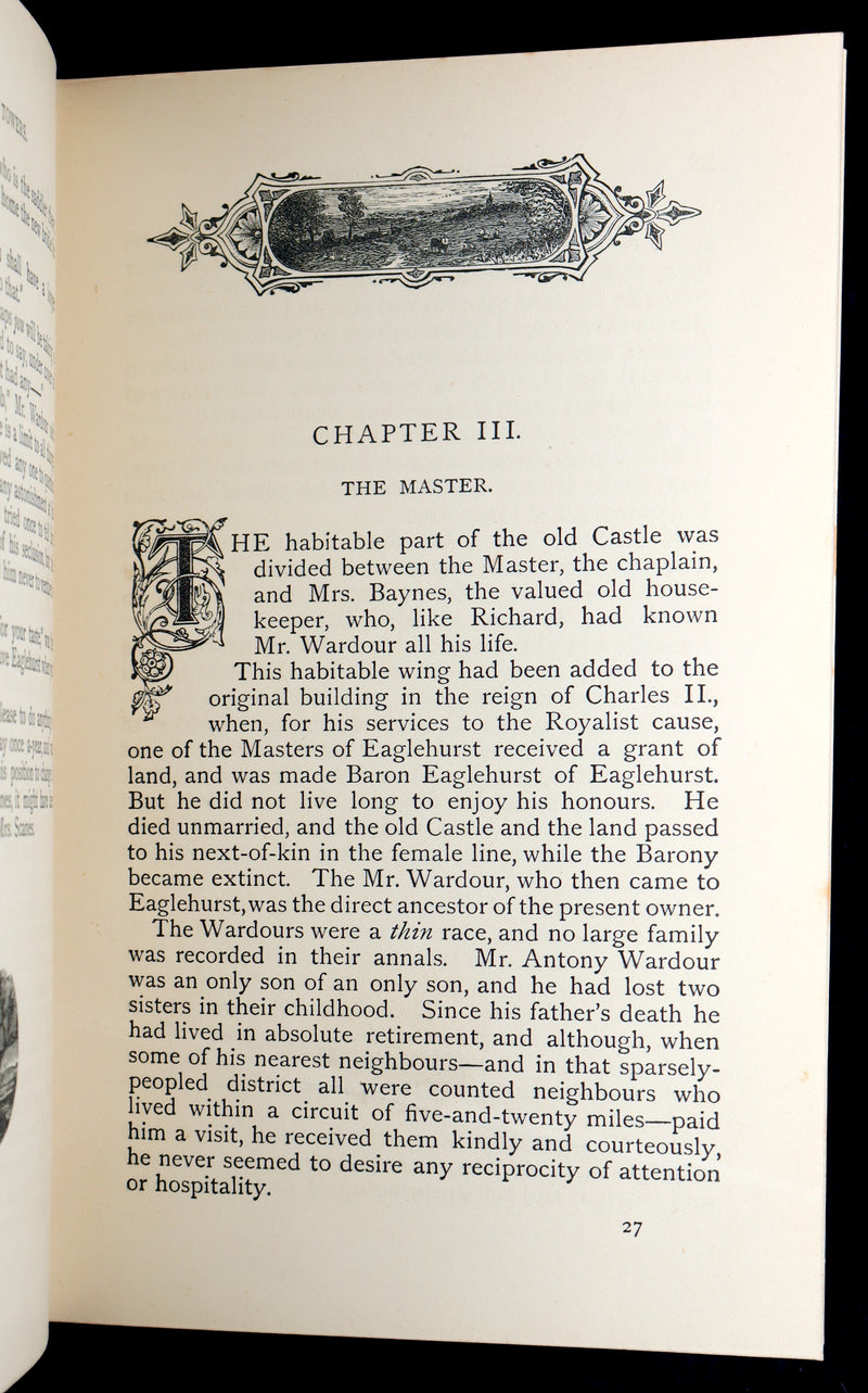 1890 Scarce First Edition - Eaglehurst Towers by Emma Marshall, Illustrated