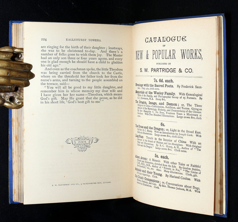 1890 Scarce First Edition - Eaglehurst Towers by Emma Marshall, Illustrated