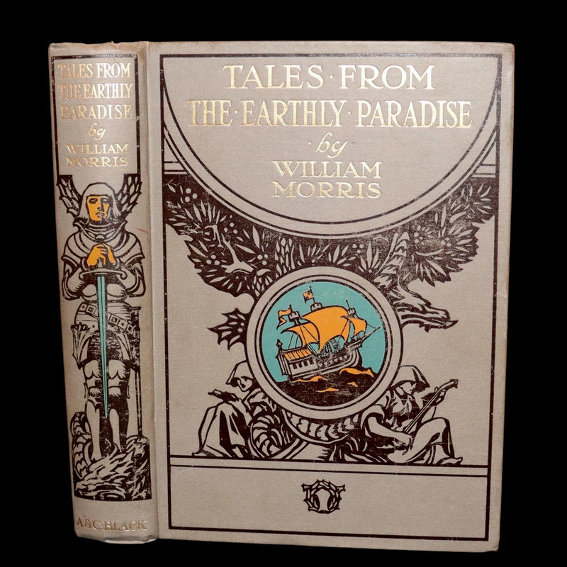 1913 Rare Book - Tales From The Earthly Paradise by William Morris, Illustrated