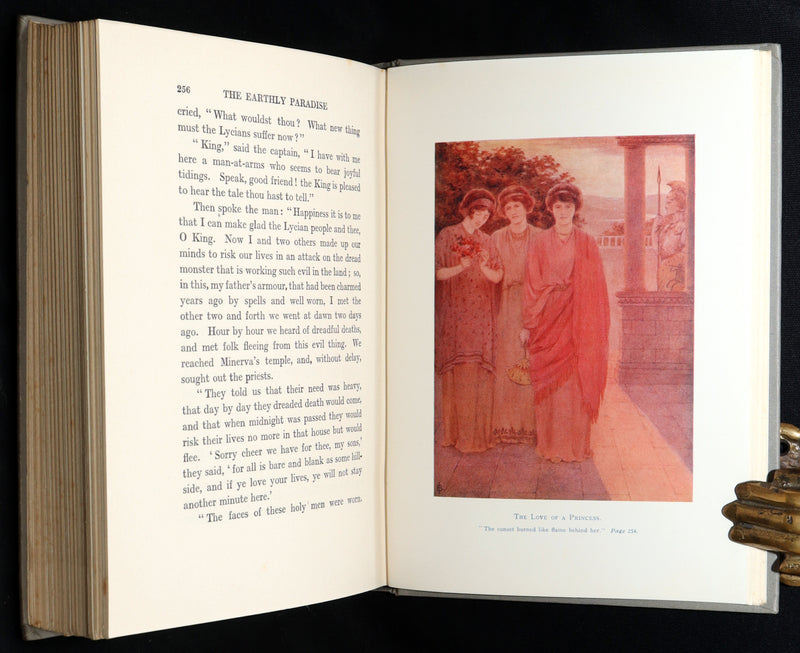 1913 Rare Book - Tales From The Earthly Paradise by William Morris, Illustrated