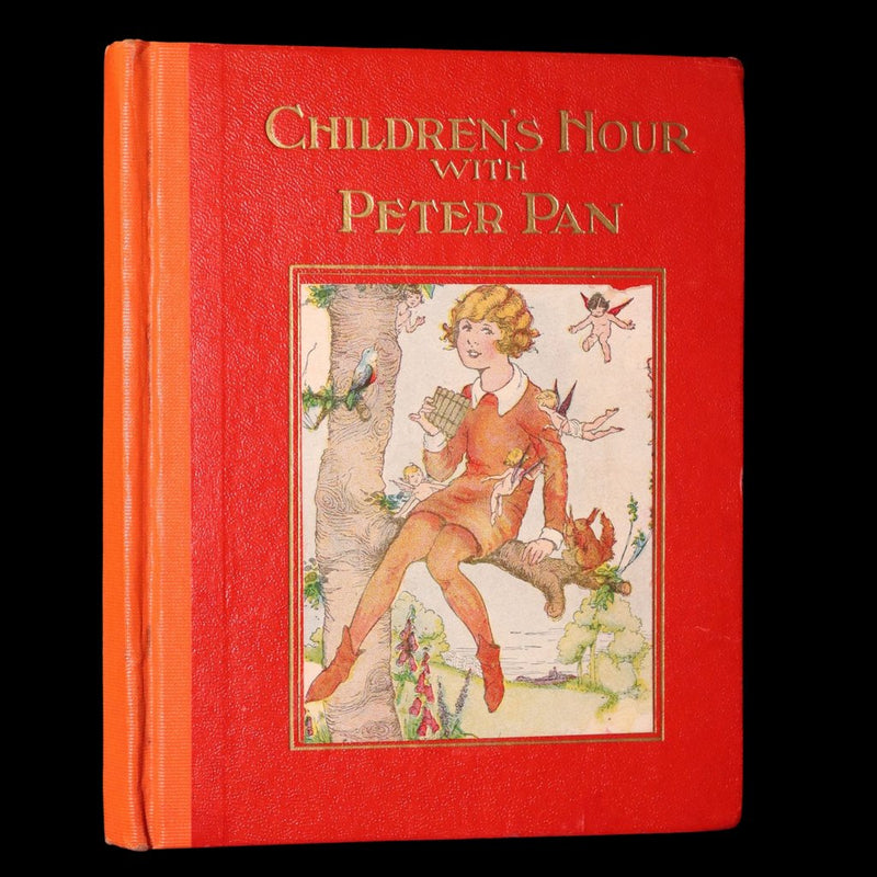 1922 First Edition Illustrated by Ruth Wood - Children’s Hour with Peter Pan