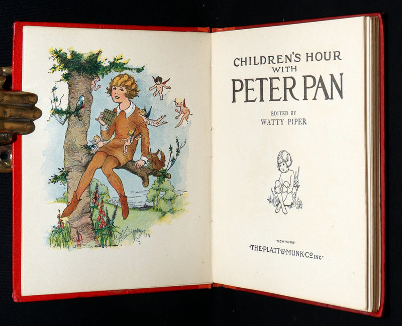 1922 First Edition Illustrated by Ruth Wood - Children’s Hour with Peter Pan