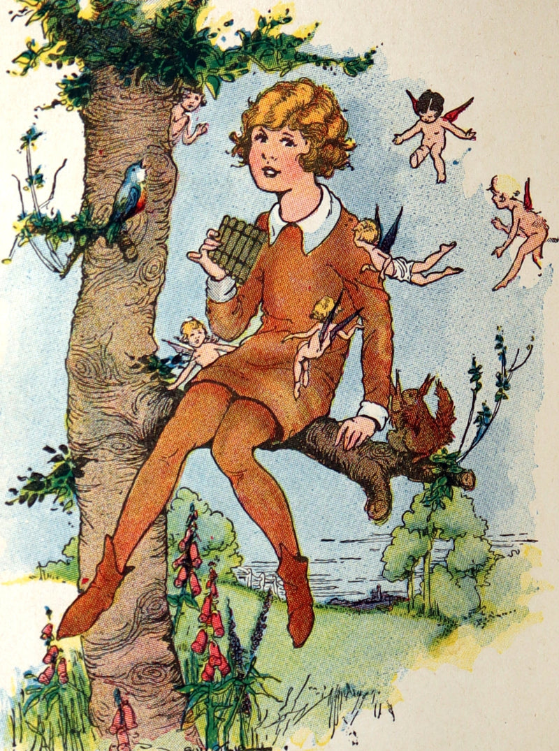 1922 First Edition Illustrated by Ruth Wood - Children’s Hour with Peter Pan
