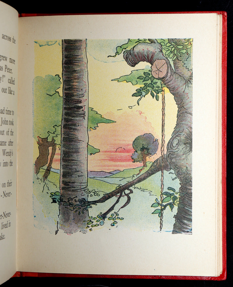 1922 First Edition Illustrated by Ruth Wood - Children’s Hour with Peter Pan