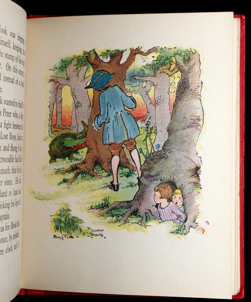 1922 First Edition Illustrated by Ruth Wood - Children’s Hour with Peter Pan