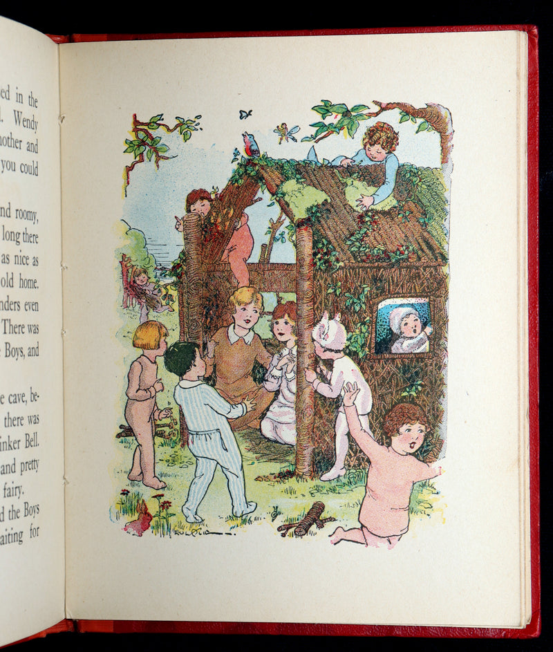 1922 First Edition Illustrated by Ruth Wood - Children’s Hour with Peter Pan