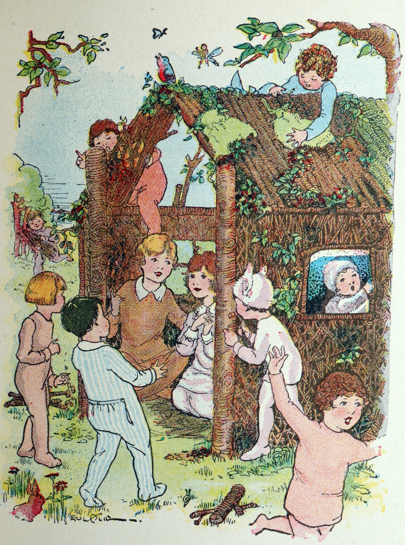 1922 First Edition Illustrated by Ruth Wood - Children’s Hour with Peter Pan