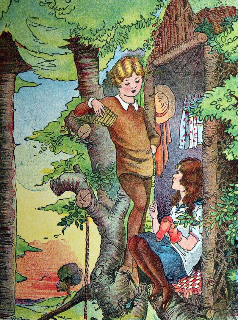 1922 First Edition Illustrated by Ruth Wood - Children’s Hour with Peter Pan