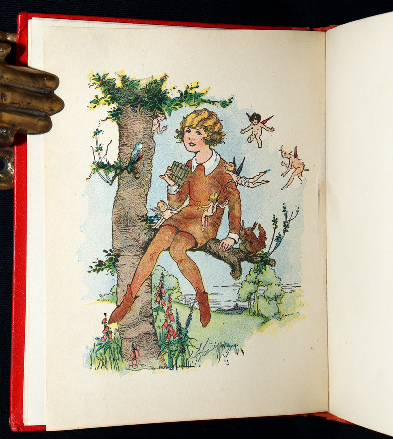 1922 First Edition Illustrated by Ruth Wood - Children’s Hour with Peter Pan