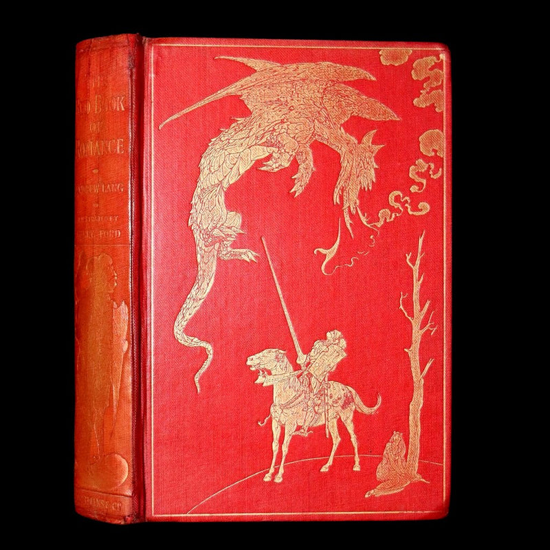 1905 First Edition - The Red Romance Book by Andrew Lang, Illustrated by HJ Ford
