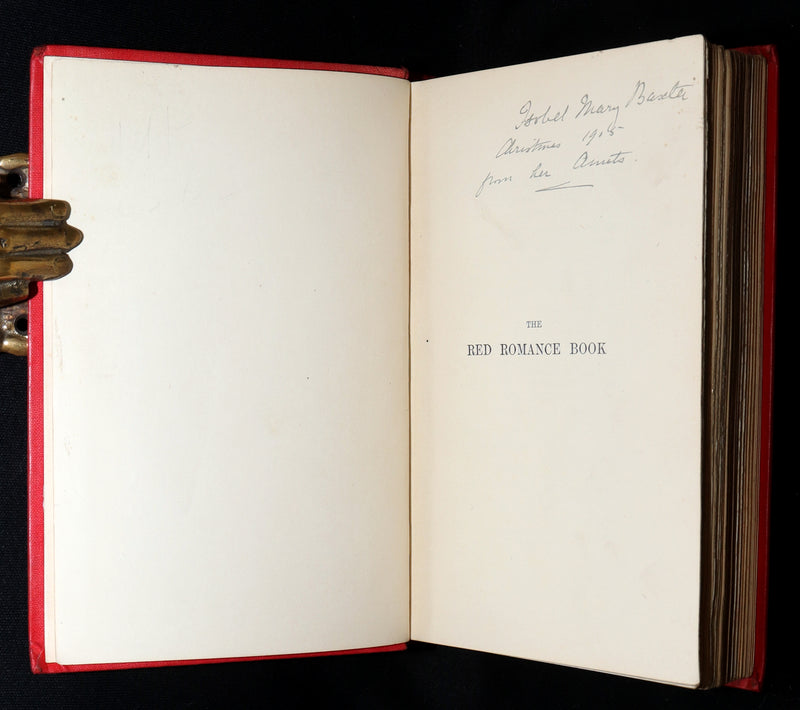 1905 First Edition - The Red Romance Book by Andrew Lang, Illustrated by HJ Ford