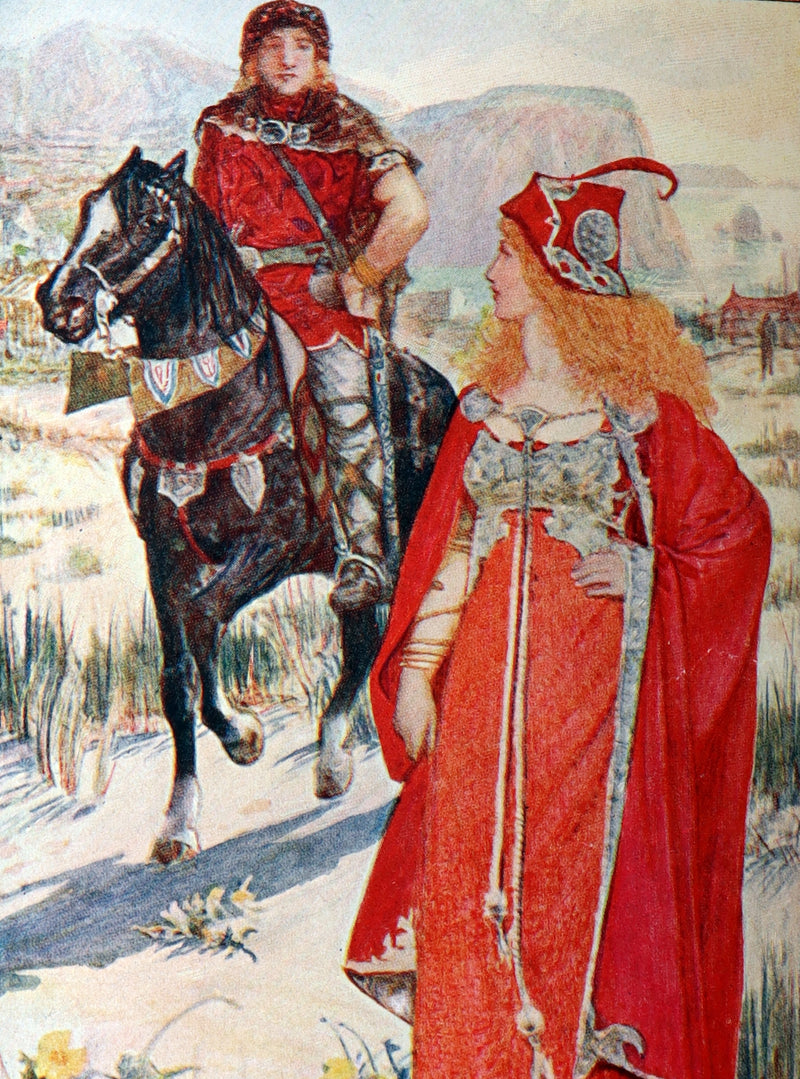 1905 First Edition - The Red Romance Book by Andrew Lang, Illustrated by HJ Ford