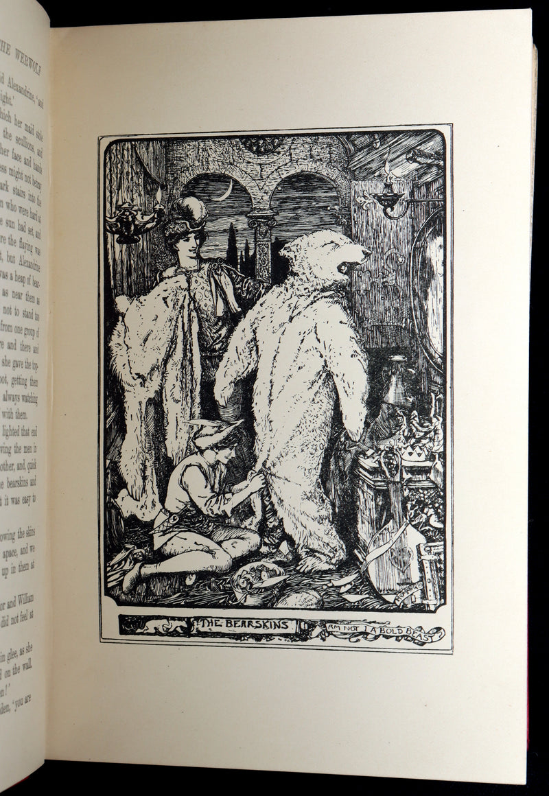 1905 First Edition - The Red Romance Book by Andrew Lang, Illustrated by HJ Ford