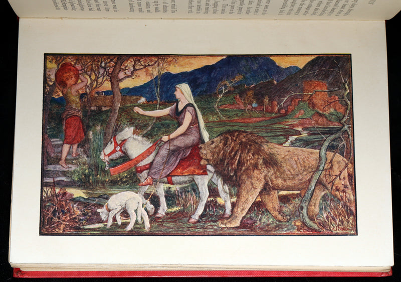 1905 First Edition - The Red Romance Book by Andrew Lang, Illustrated by HJ Ford