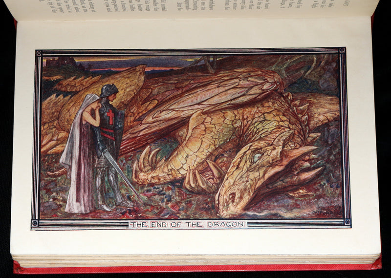 1905 First Edition - The Red Romance Book by Andrew Lang, Illustrated by HJ Ford