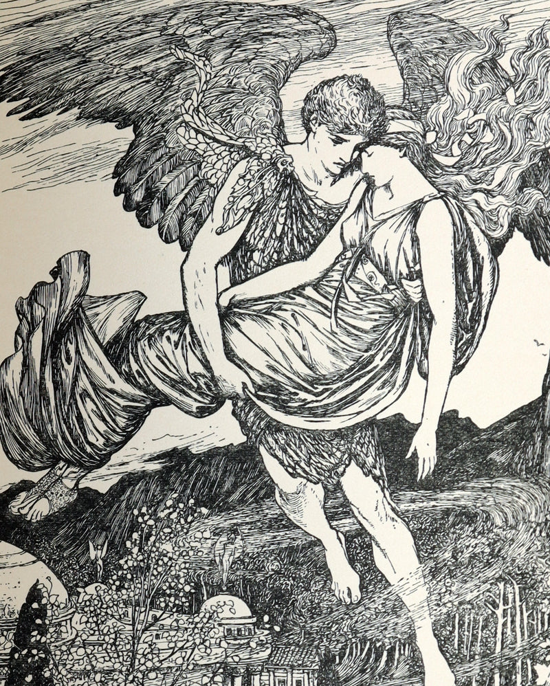 1905 First Edition - The Red Romance Book by Andrew Lang, Illustrated by HJ Ford
