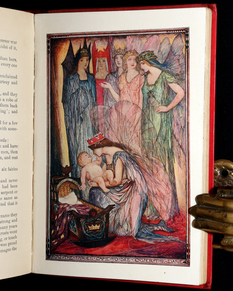 1905 First Edition - The Red Romance Book by Andrew Lang, Illustrated by HJ Ford