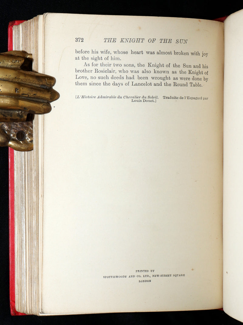 1905 First Edition - The Red Romance Book by Andrew Lang, Illustrated by HJ Ford