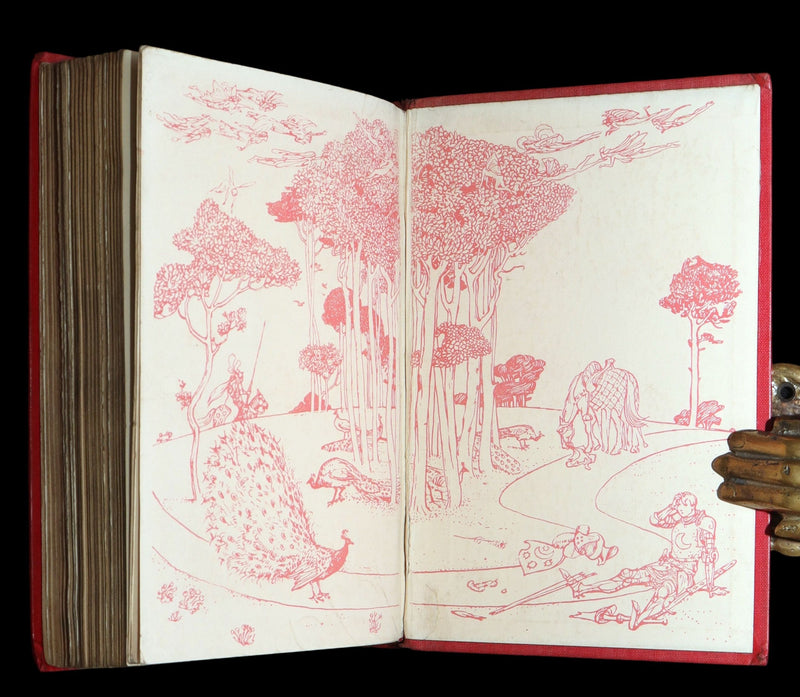 1905 First Edition - The Red Romance Book by Andrew Lang, Illustrated by HJ Ford