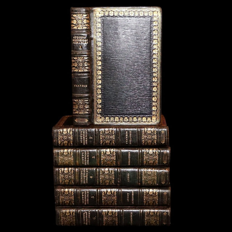 1824 Rare Book Set - Sir Walter Scott’s Historical Romances, Ivanhoe, etc.