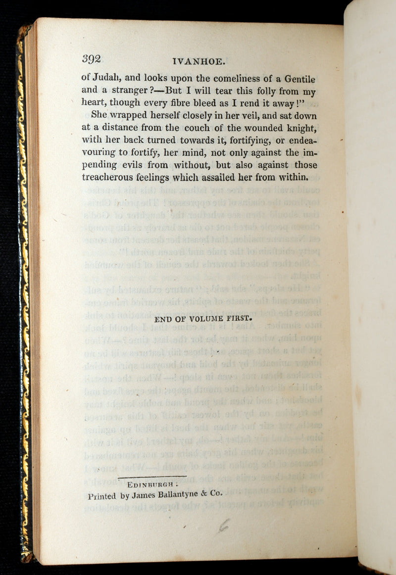 1824 Rare Book Set - Sir Walter Scott’s Historical Romances, Ivanhoe, etc.