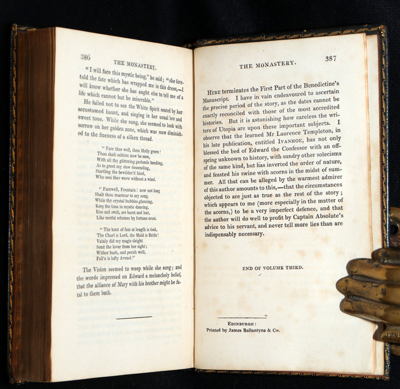 1824 Rare Book Set - Sir Walter Scott’s Historical Romances, Ivanhoe, etc.