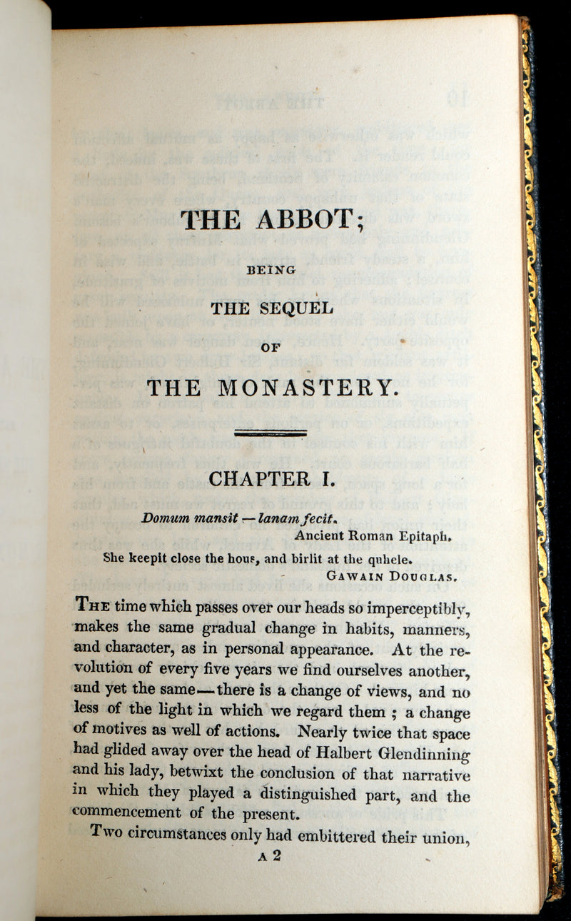 1824 Rare Book Set - Sir Walter Scott’s Historical Romances, Ivanhoe, etc.