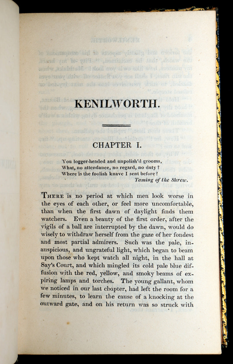 1824 Rare Book Set - Sir Walter Scott’s Historical Romances, Ivanhoe, etc.
