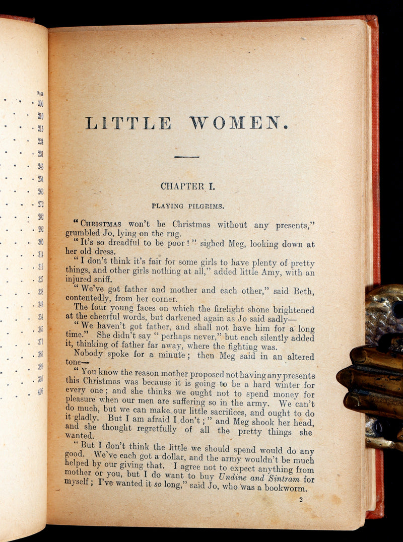 1910 Rare Art Nouveau Binding - Little Women and Good Wives by Louisa M. Alcott