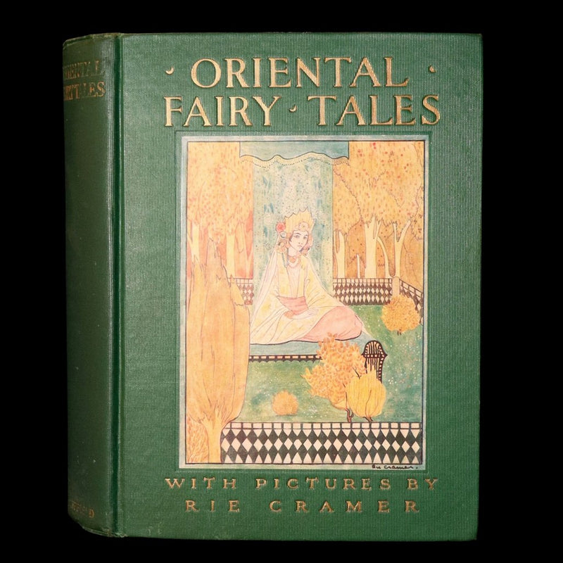 1923 Rare Book - Oriental Fairy Tales Illustrated by Rie Cramer