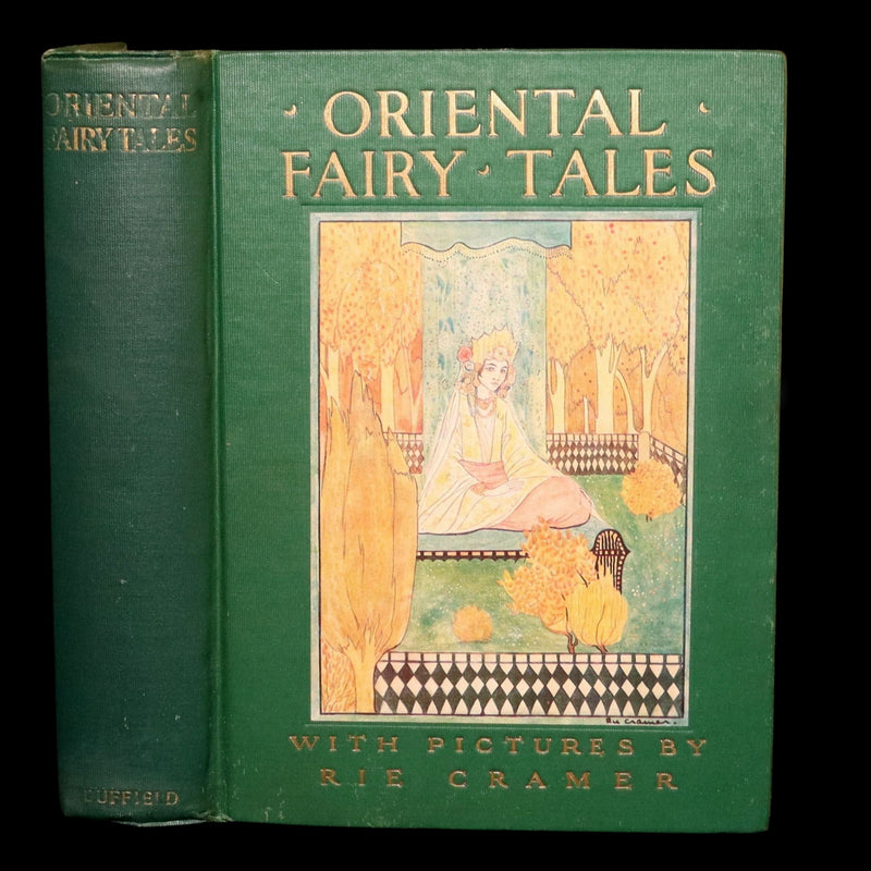 1923 Rare Book - Oriental Fairy Tales Illustrated by Rie Cramer