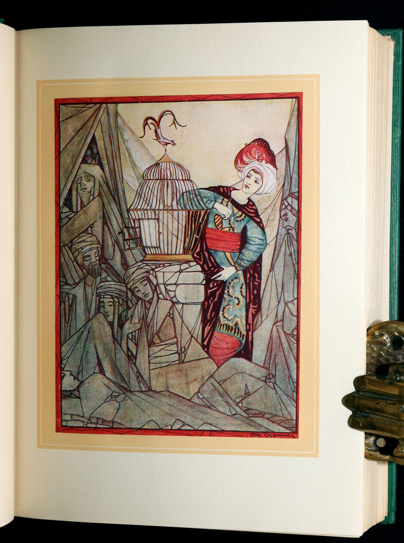 1923 Rare Book - Oriental Fairy Tales Illustrated by Rie Cramer
