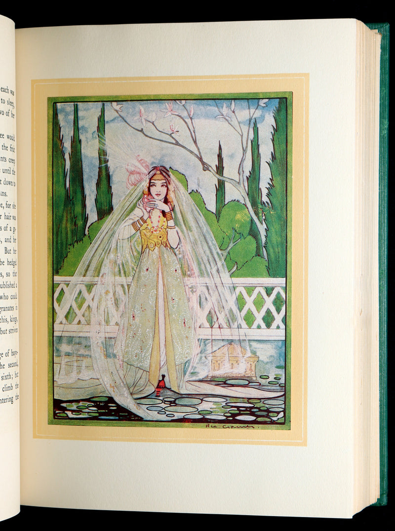 1923 Rare Book - Oriental Fairy Tales Illustrated by Rie Cramer