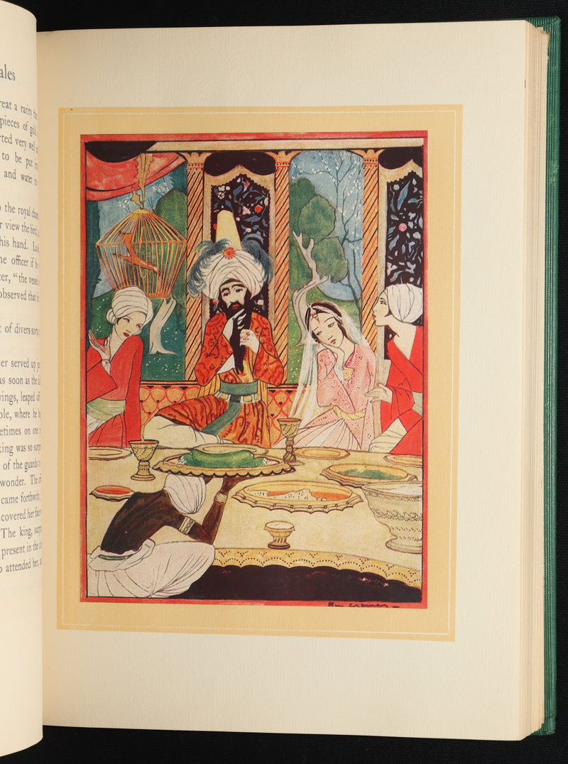 1923 Rare Book - Oriental Fairy Tales Illustrated by Rie Cramer