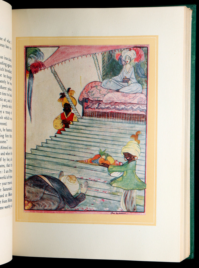 1923 Rare Book - Oriental Fairy Tales Illustrated by Rie Cramer