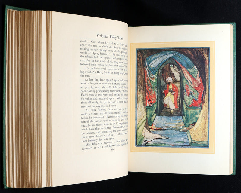 1923 Rare Book - Oriental Fairy Tales Illustrated by Rie Cramer